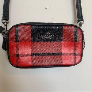 Coach Buffalo Plaid Crossbody / Shoulder Bag